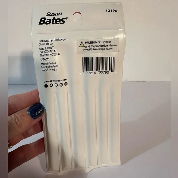 Susan Bates Silvalume Crochet Hook Set F-K 3.75mm 4.0mm 5.0mm 5.5mm 6.0mm 6.5mm - Picture 2 of 8